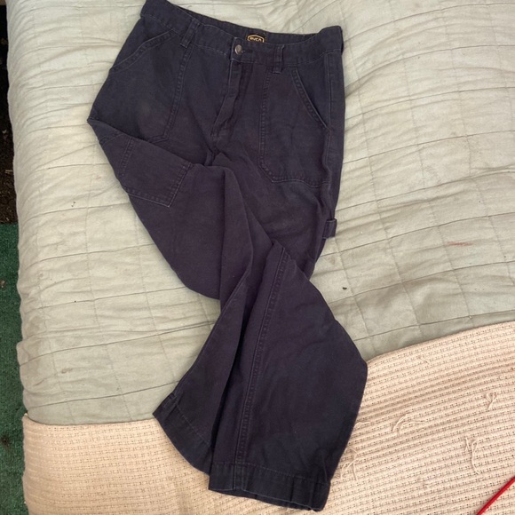 RVCA recession Workwear Carpenter Chino Pant Jeans black size 25 - Picture 1 of 2